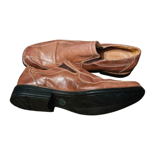 Sandro Men’s Brown Leather Loafers Size 8D - Picture 8 of 9